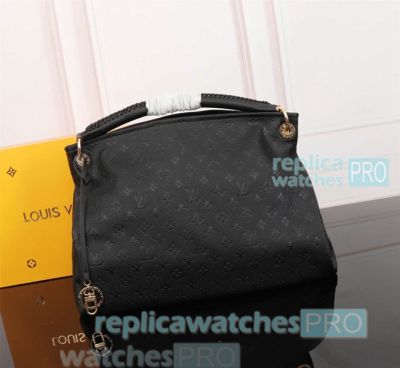 Top Quality Copy L---V Artsy Black Genuine Leather Bag For Sale